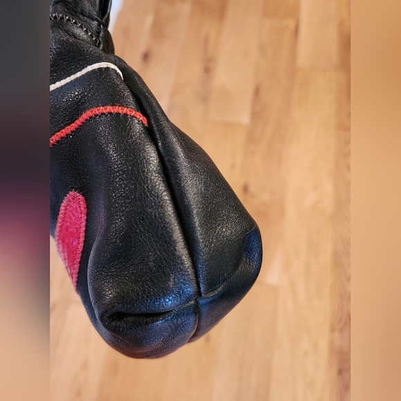 Delane Leather and Snakeskin Clamshell Clutch Bag Shoulder Evening Italy Exotic - Picture 12 of 14